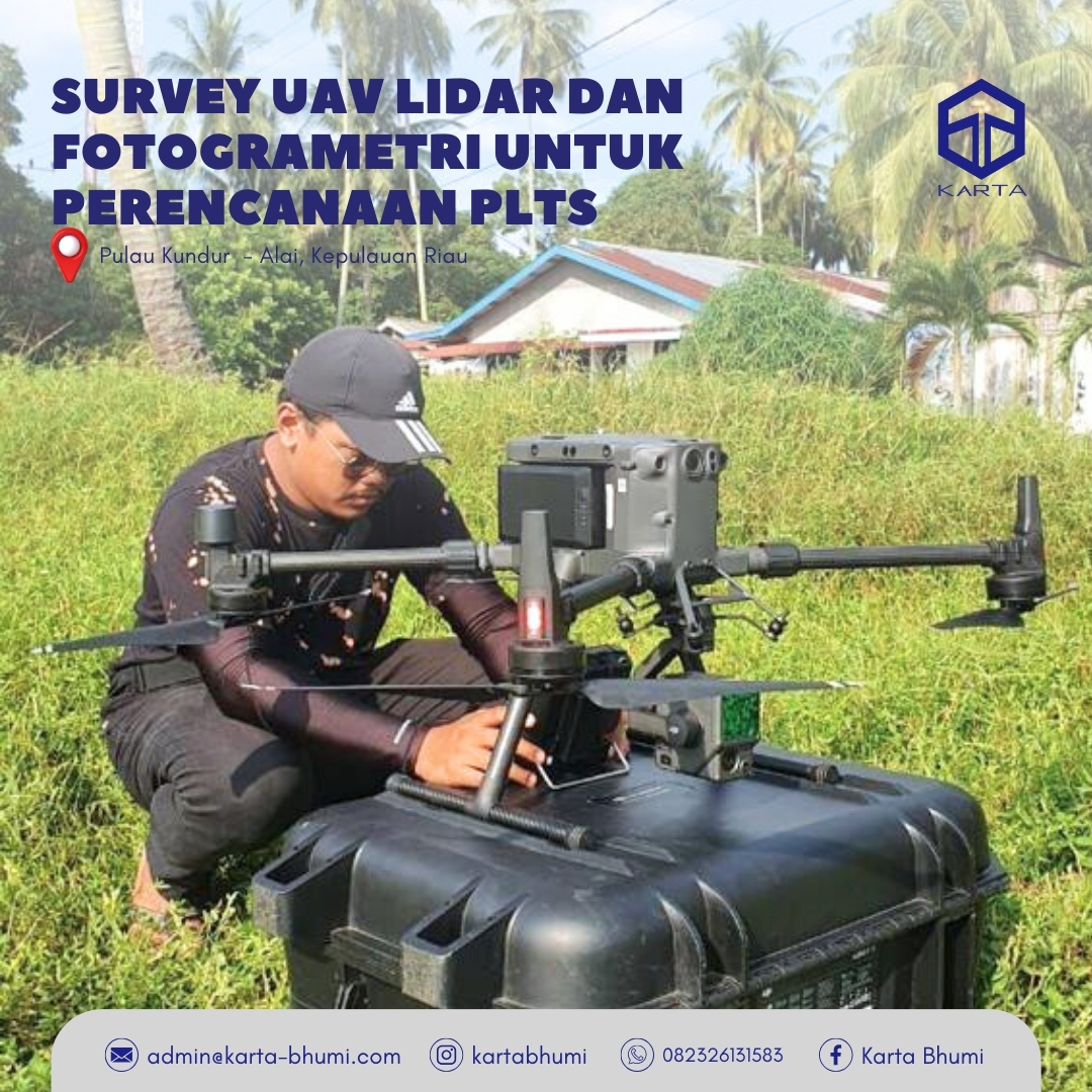 Survey UAV LiDAR dan Fotogrametri untuk Perencanaan PLTS