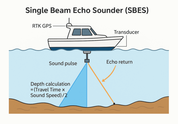 Use of SBES for Bathymetric Survey of Water Areas