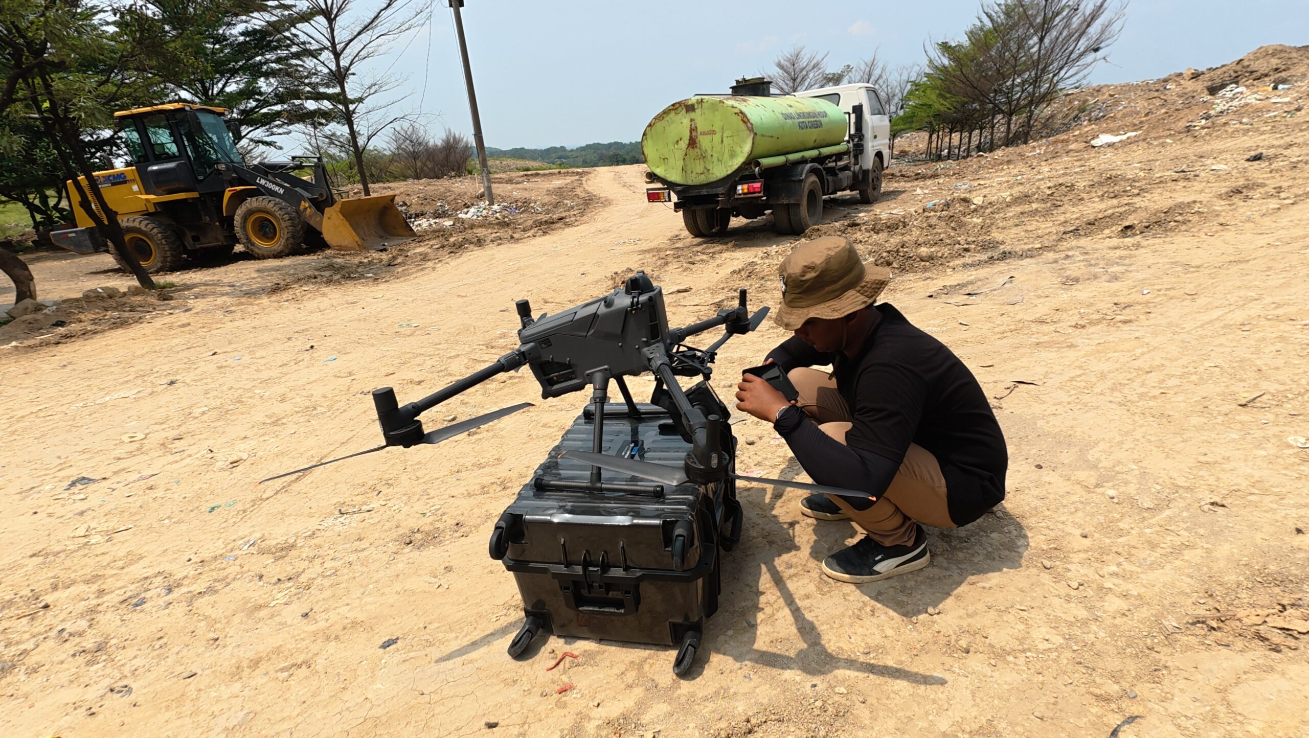 Survei UAV LiDAR dan UAV Fotogrametri TPA Kopiluhur Cirebon